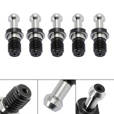 5Pcs CAT40 45 0.589" Degree Pull Stud Retention Knob Fits HAAS CAT CNC Silver