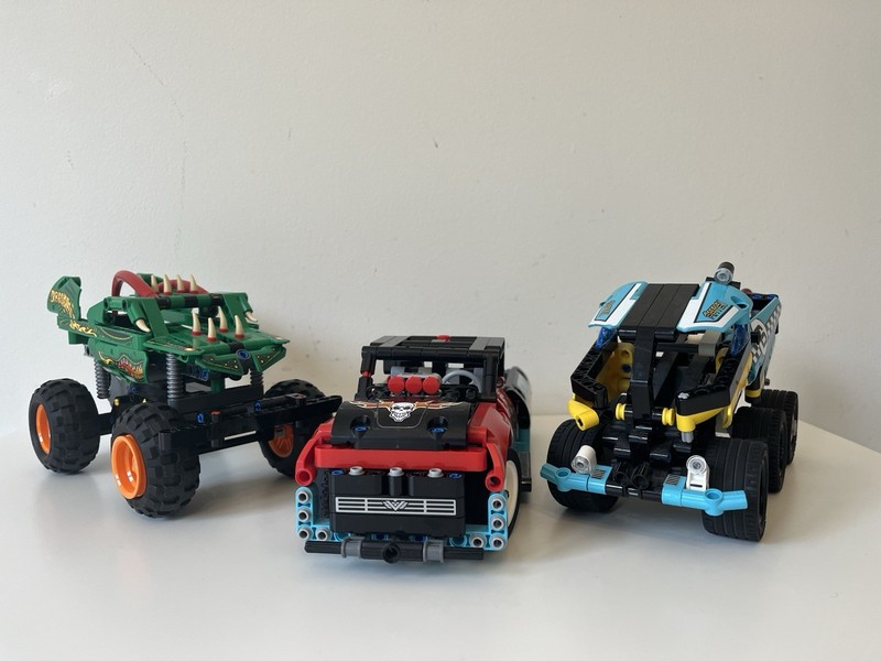 Lego Technic Bundle Of 3 Cars Very Good Condition One Of Them Is 2 Sets Combined