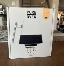 Pure Over Coffee Brewing Dripper Set Newest Edition w Black Ceramic Base Unused