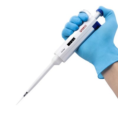 Single-Channel 0.5-10 uL Adjustable Micropipette for Lab & School Use