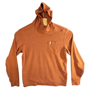 Simms Fishing Men L Hooded Pocket LS Shirt Outdoor Fly Fishing Gorpcore