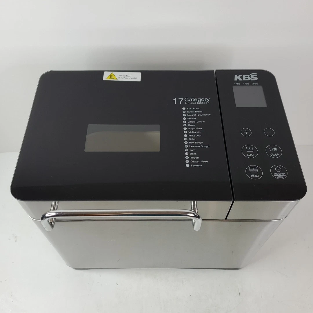 KBS Pro Bread Machine Maker 2 Lb 17-in-1 Automatic Breadmaker MBF-010
Opens in a new window or tab