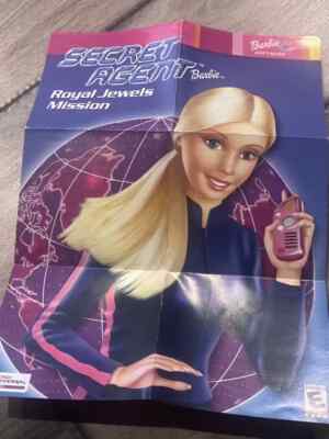 Secret Agent Barbie Royal Jewel Missions Poster GBA Game Boy Advance