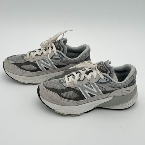 Scarpe da corsa New Balance 990 V6 FuelCell ragazzo taglia 4 sneakers grigio atletico scamosciato - Foto 2 di 11