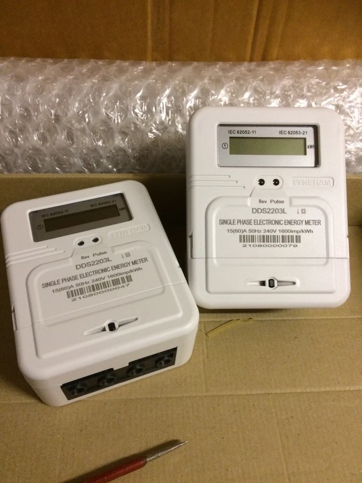BRAND NEW SINGLE PHASE LCD ELECTRONIC KWH METER - Image 3 of 4