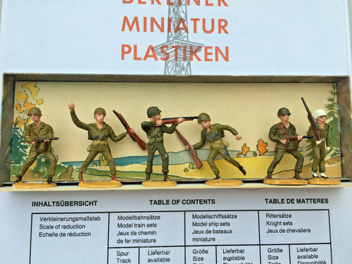 MERTEN 4 cm Fig. CAJA 4004 U. S. A. Presente infantería asaltante  | Zustand: Neu