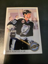1992-93 OPC PREMIER # 123 CHRIS KONTOS TAMPA BAY LIGHTNING