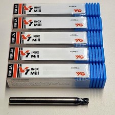 YG-1 V7 MILL INOX 3/16" DIA 4 FLUTE STUB LENGTH CARBIDE END MILL #EMC75012 (5PC)