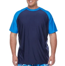 Men's Rash Guard Swimsuit Top Size XL New American Navy