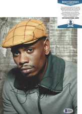 DAVE CHAPPELLE SIGNED STAND-UP LEGEND 8x10 PHOTO 3 BECKETT COA BAS COMEDIAN SHOW