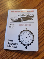 Original Porsche 944 Technical Specifications Book Brochure 1982 - 1983 - Nos Original Porsche 944 Technical Specifications Book Brochure 1982 - 1983 - Nos
