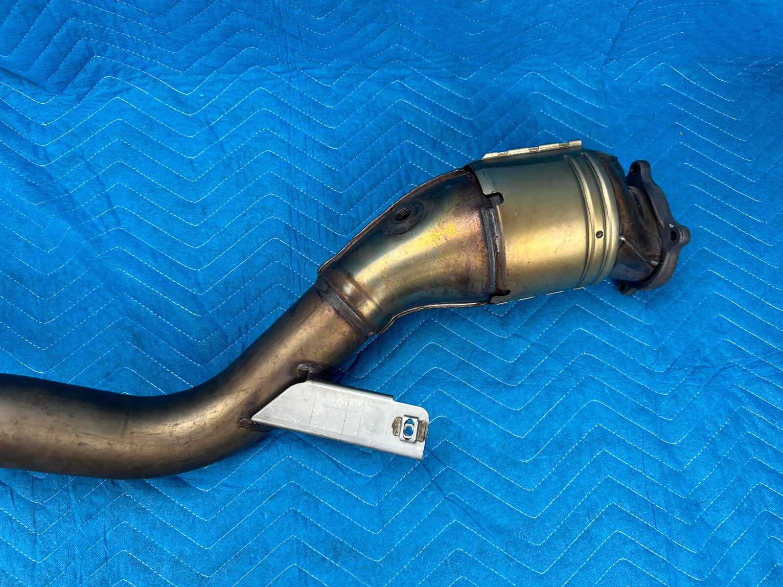 Bentley Flying Spur W12 Exhaust Pipe w/ Catalyst Driver's Side 29k 2006-2012 OEM