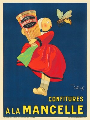 BéCASSINE MARMELADEN MANCELLE Rf161 - POSTER HQ 42x60cm eines VINTAGE POSTERS