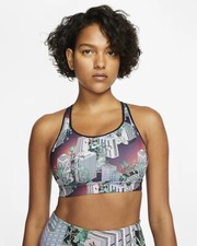 NWT NIKE IMPACT STRAPPY PRINTED HIGH SUPPORT SPORTS BRA CK1946-073 Size : Med