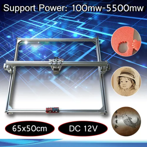 50x65cm Laser Engraving Cutting Engraver Frame Motor Kit For DIY Laser NEW - Picture 1 of 6