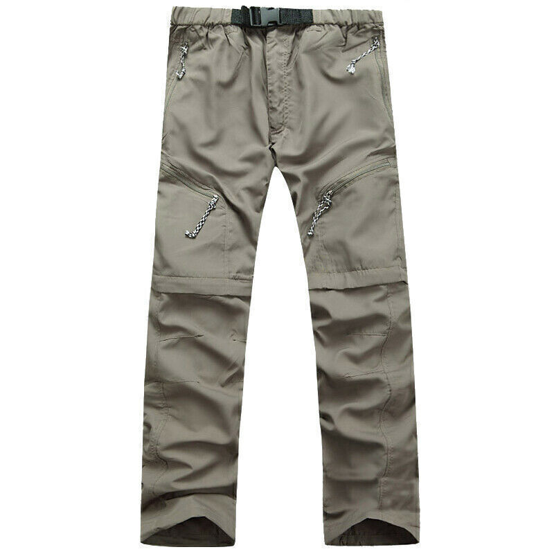 2 in 1 Men Zip Off Legs Convertible Cargo Work Pants