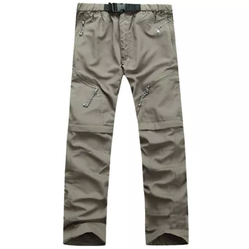 2 in 1 Mens Zip Off Legs Convertible Cargo Work Pants Trousers Multi May Wear L) - Picture 16 of 20