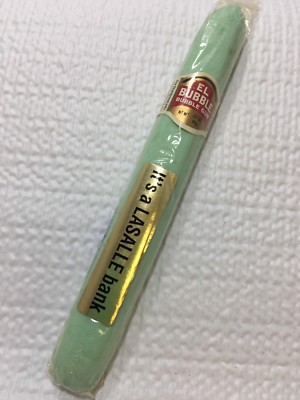 Vtg ''It's a LASALLE Bank'' El Bubble Green Promotional  Grand Opening Giveaway