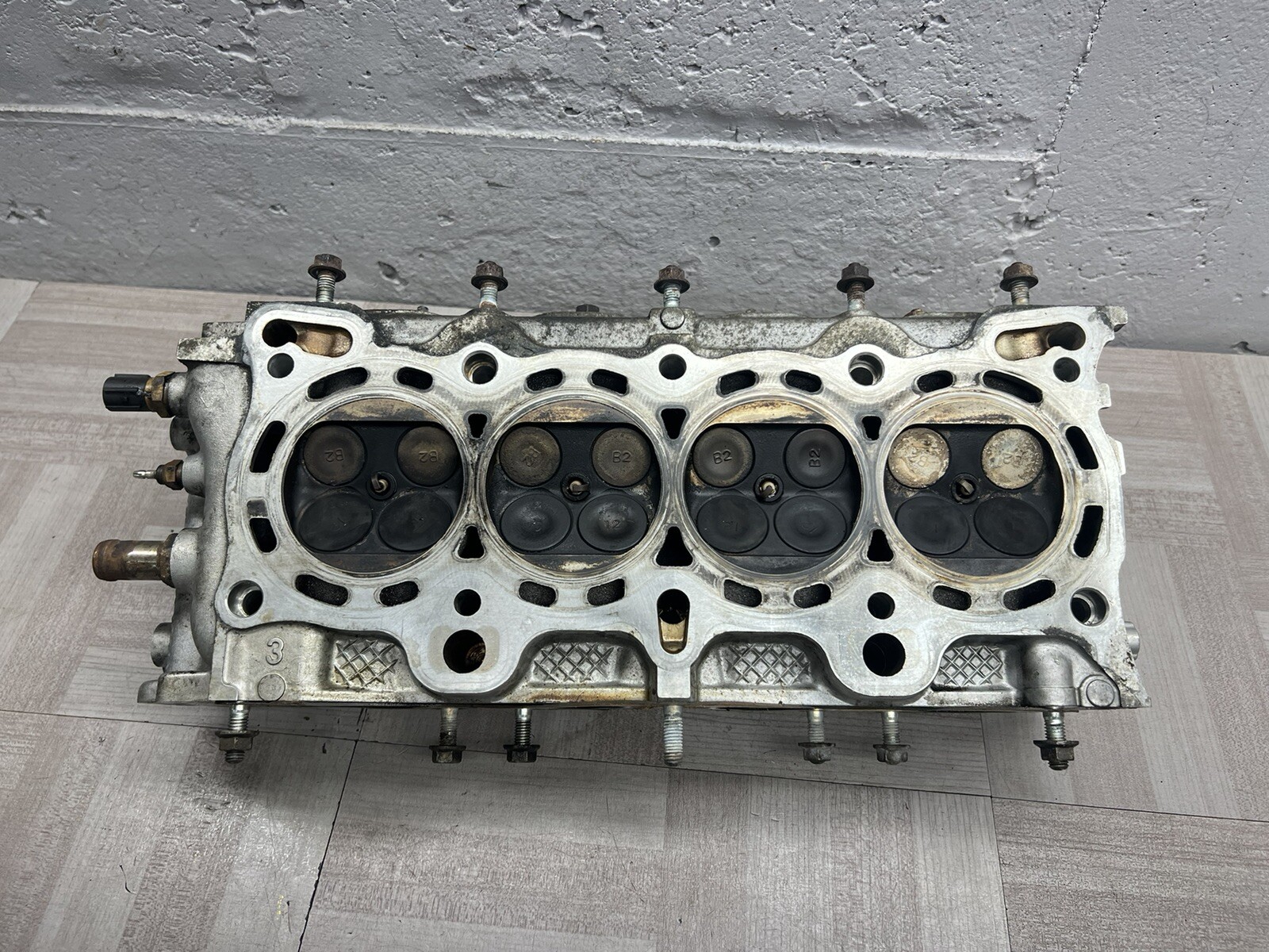 🔰96 97 98 99 00 HONDA Civic D16y8 Bare Engine Cylinder Head SOHC Vtec P2P P2F eBay