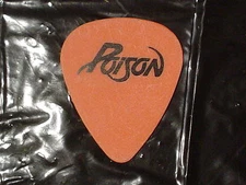 POISON Logo & Bret Michaels ERROR Brett 90's Concert Tour RaRe GUITAR PICK