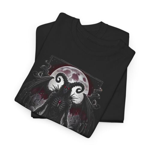 Demon Lord Dark Gothic Winged Demon Grafik T-Shirt für Halloween und Horror Liebhaber - Bild 4 von 13
