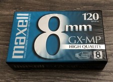 MAXELL 8 mm GX-MP Camcorder Video Tape 8mm 120 High Quality New Sealed