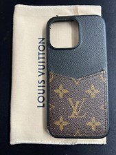 LOUIS VUITTON LV für iPhone 14 PRO MAX Bumper Monogram Auth mit Box gebraucht...