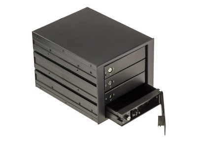 Bay 5.25 Drive for 4 SATA disks. Hot Plug Caddy Drawer for PC or Server