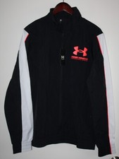 Under Armour Men's Jacket WOVEN TRACK JACKET Black Size M