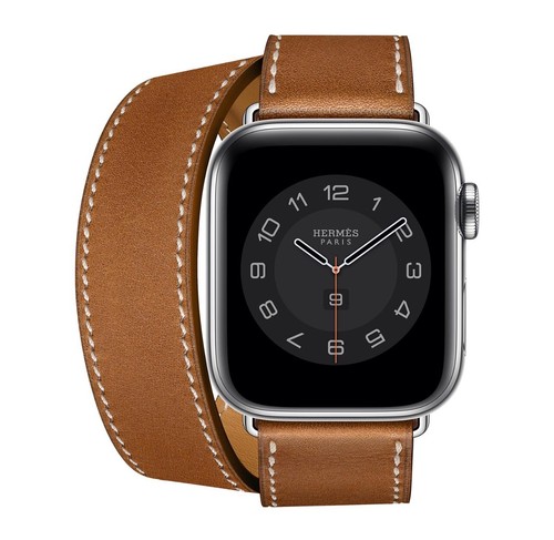 Genuine Apple Watch Hermes FAUVE Double Tour Leather Band 42mm 41mm 40mm - Picture 19 of 19