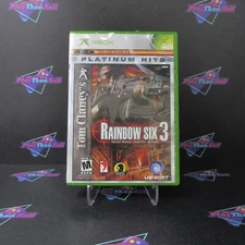Rainbow Six 3 Squad-Based Counter Terror PH Xbox MD Complete CIB - (See Pics)