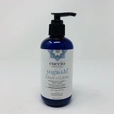 Cuccio Yogahhh! Calm+Clean Epsom Salt Hand+Body Wash W/Lavender Oil 8 oz New