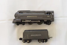 LIONEL. PRE-WAR.  238E loco with 2225T tender in gunmetal gray