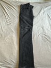 Express Men's Slim Fit Jeans Dark Wash Gray Denim Mid Rise 5-Pocket Zip — photo 4