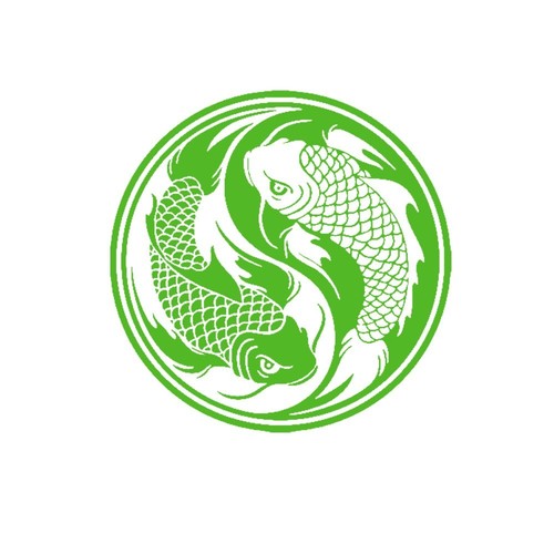 Ying Yang Koi Art Vinyl Decals for Wall, Bathroom, Lounge Window Decor - Picture 25 of 27