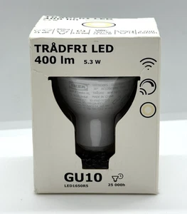 Ikea TRADFRI LED GU10 Bulb 400 Lumen Smart Wireless Dimmable Warm White New