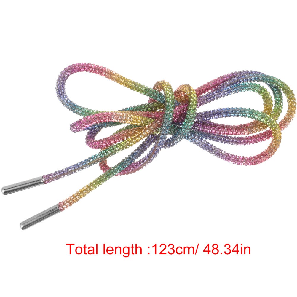 APL Laccio per scarpe cristallo lavoro miss abbigliamento strass corda strass scarpe strass