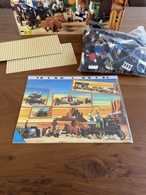 LEGO System Western Set 6765 Gold City Junction incl Box (Outter Box Only), Instruction