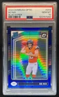 2024 Donruss Optic Bo Nix Blue Hyper Rated Rookie #209 Broncos PSA 10