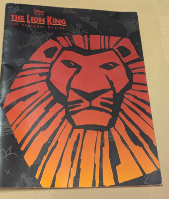 Disney's The Lion King Broadway Musical 90's souvenir book