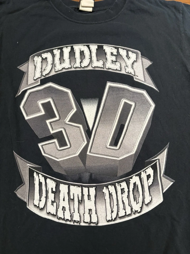 Camiseta De Colección 2000 WWF Dudley Boyz 3D Death Drop Lucha Libre Gráfica Talla Grande Foto 2 de 4