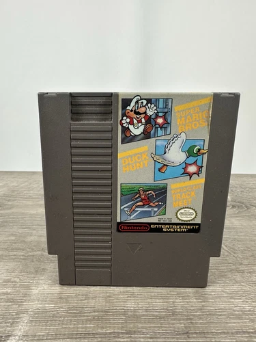 Nintendo NES Super Mario Bros/Duck Hunt/Track Meet Cartridge Game
