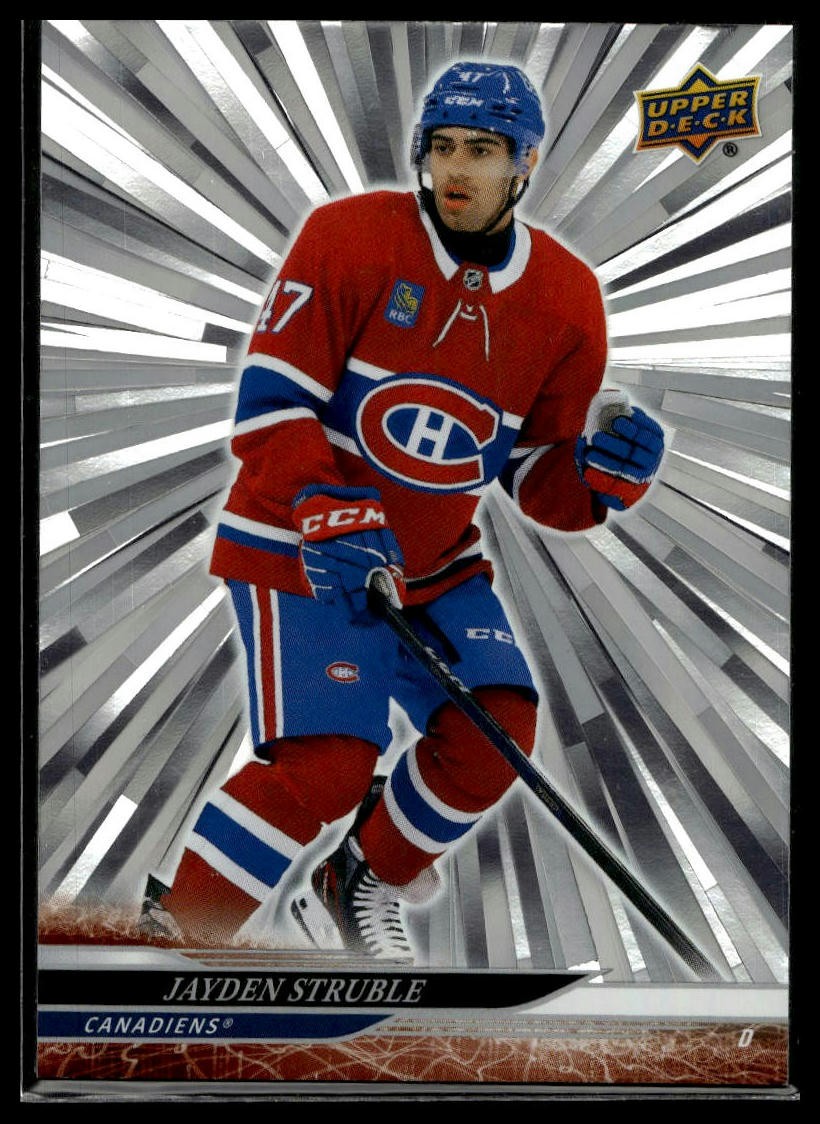 2024-25 Upper Deck #338 Jayden Struble Outburst Silver