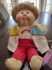 1986 Cabbage Patch Head Mold Number 8 Boy Tan Hair Blue Eyes