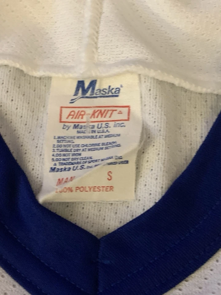 Vintage 90s CCM Maska New York Islanders White Jersey Size Small - Image 3 of 3