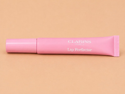 Clarins Lip Perfector 21 Soft Pink Glow Lip Gloss Balm Full Size New