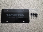 Honda Power of Dreams Stealth Laser Engraved Aluminum novelty vanity plate