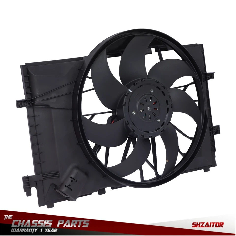 Conjunto de ventilador de radiador 2001-07 para Mercedes-Benz C230 C240 C280 C320 C350 623280 Foto 3 de 4