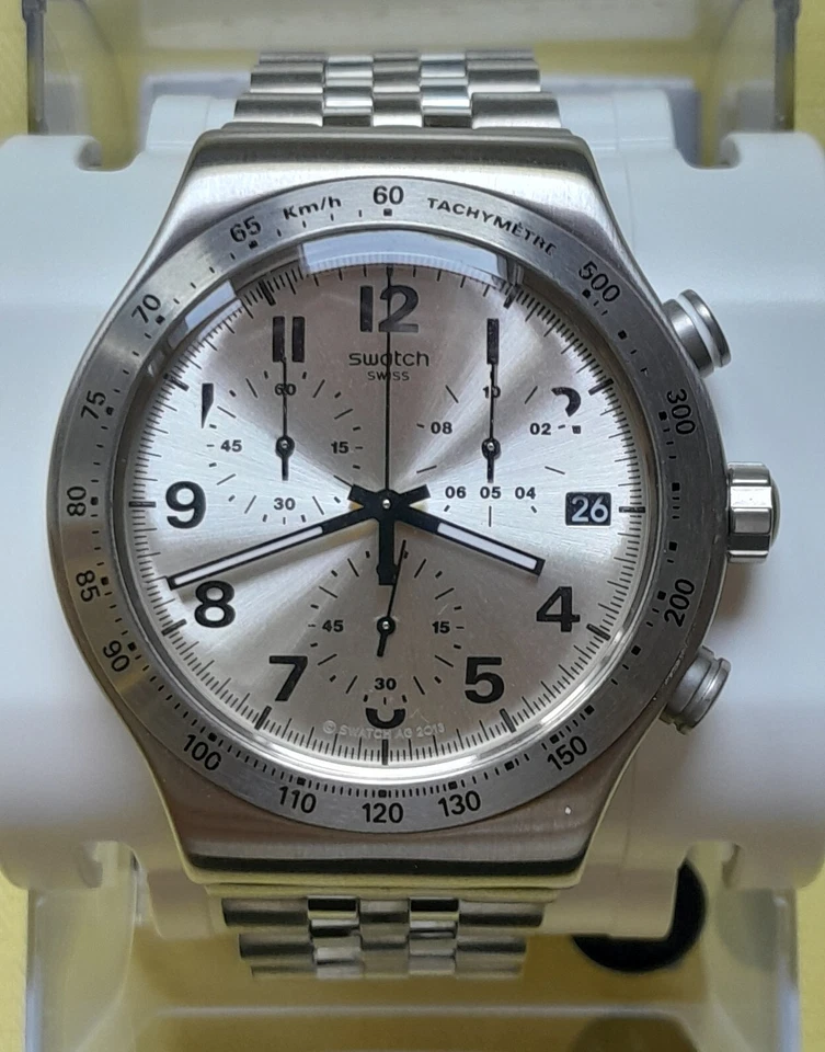 CRONOGRAFO SWATCH CHRONO YVS425G DESTINATION UPPER EAST - FUORI CATALOGO - Immagine 2 di 4