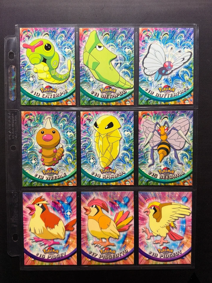 Topps Pokemon Edición Animación TV Serie 1 No Holo Lámina Azul Logo Tú Eliges Foto 2 de 4